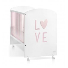 Cuna Love Blanco Rosa de Trama